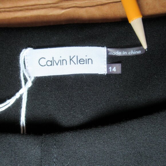 Calvin Klein Classic Black Sheath Dress | Size 14 - Picture 11 of 13